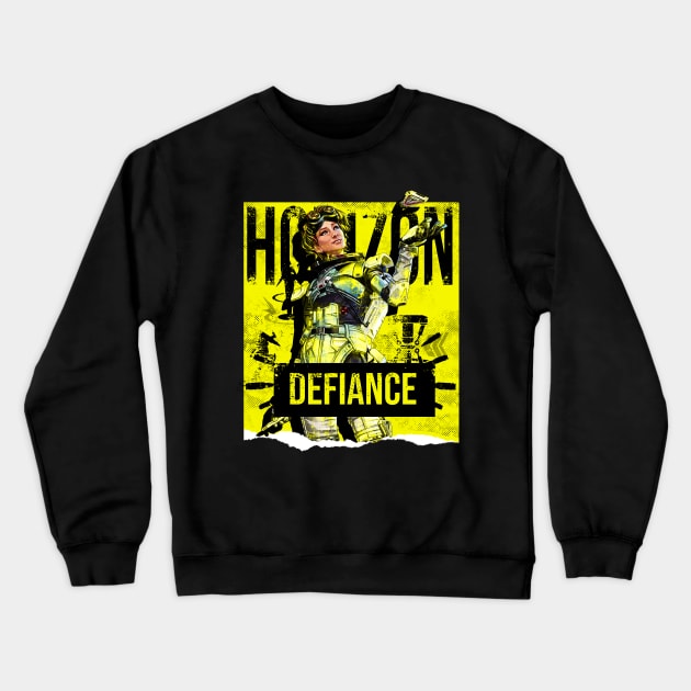 Apex Legends Horizon Defiance Crewneck Sweatshirt by LucioDarkTees